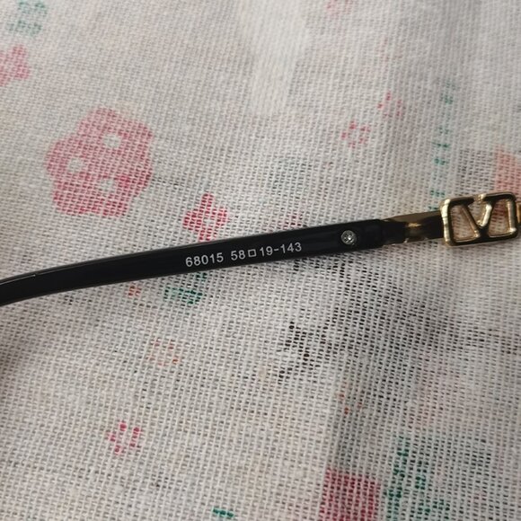 Valentino Black Frame Glasses - Picture 7 of 11